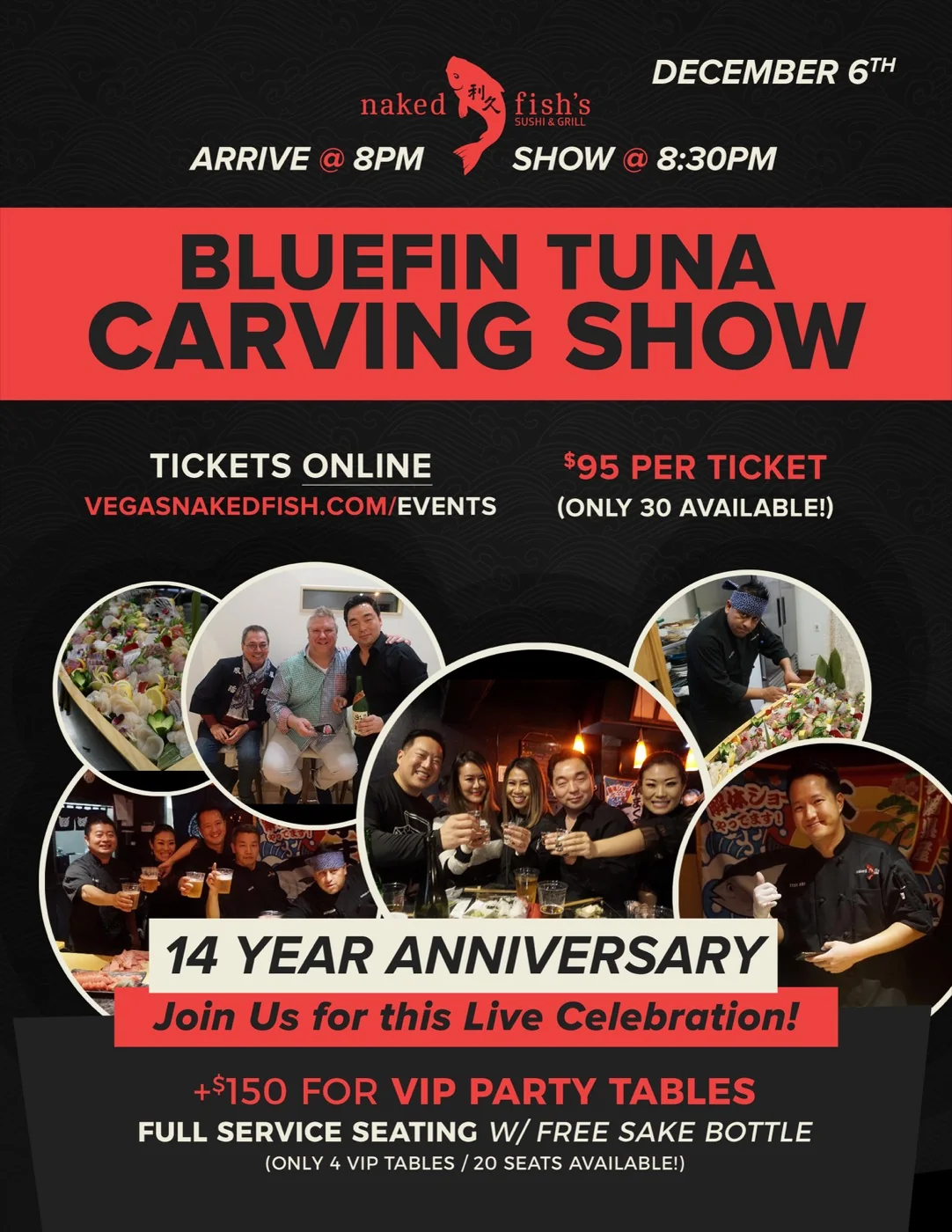 6th Anniversary Tuna Carving — December 2019